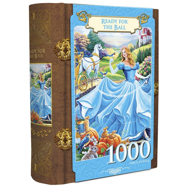 BOOK BOXES CINDERELLA'S BALL 1000 PIECE JIGSAW PUZZLE BY JENNY NEWLAND