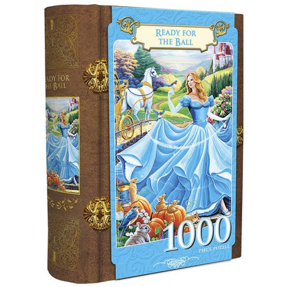 BOOK BOXES CINDERELLA'S BALL 1000 PIECE JIGSAW PUZZLE BY JENNY NEWLAND