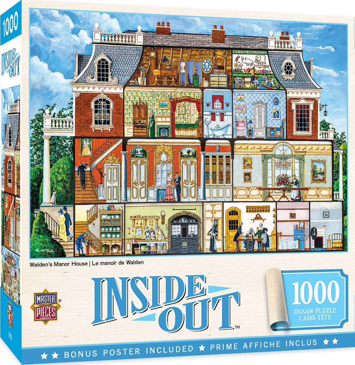 Inside Out - Walden's Manor House 1000pc Puzzle