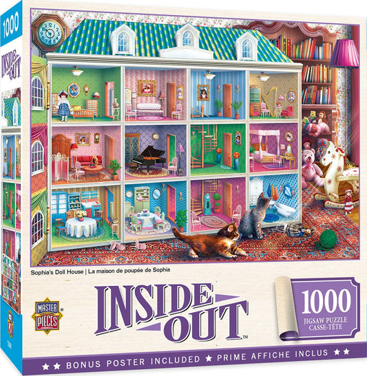 Inside Out - Sophia's Dollhouse 1000pc Puzzle