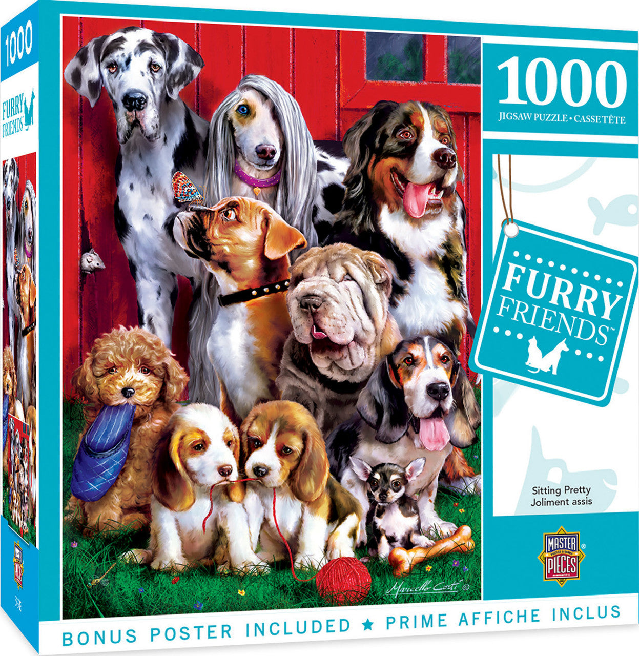 Furry Friends - Sitting Pretty 1000pc Puzzle