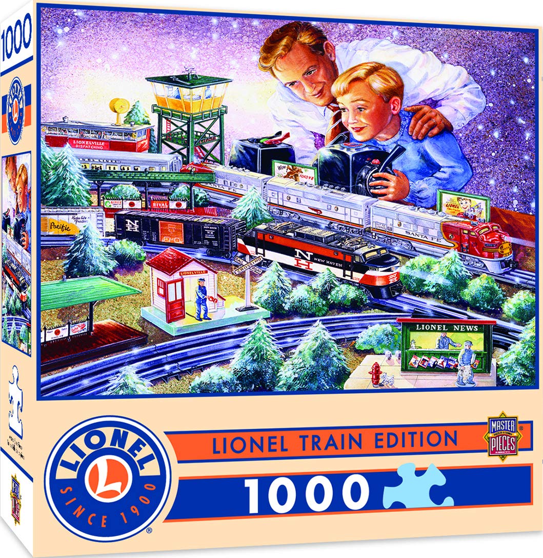 MasterPieces Lionel Trains Edition Jigsaw Puzzle Thanks Dad Collectible Classic 1000 Pieces