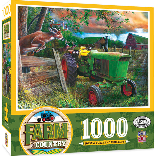 Farm & Country - Deer Crossing 1000pc Puzzle