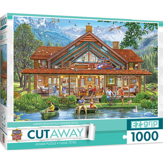 Cut-Aways - Camping Lodge 1000pc EZGrip Puzzle