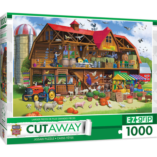 Cut-Aways - Family Barn 1000pc EZGrip Puzzle