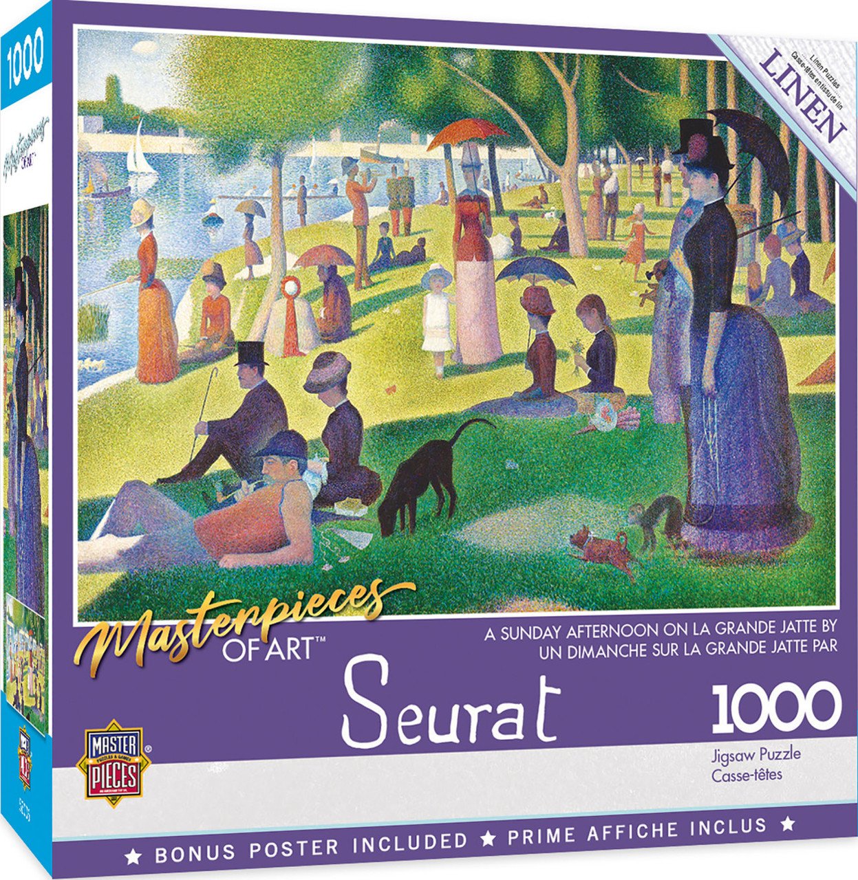 Masterpieces - A Sunday on La Grande Jatte 1000pc Puzzle
