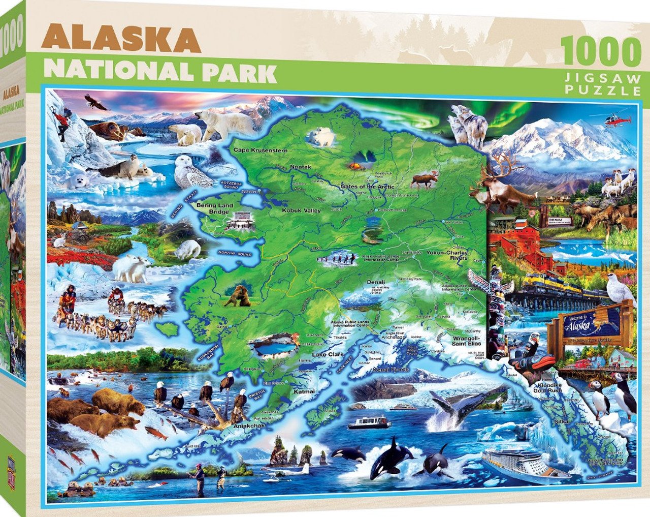 National Parks - Alaska 1000pc Puzzle