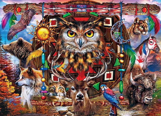 Tribal Spirit - Spirit Animals 1000pc Puzzle