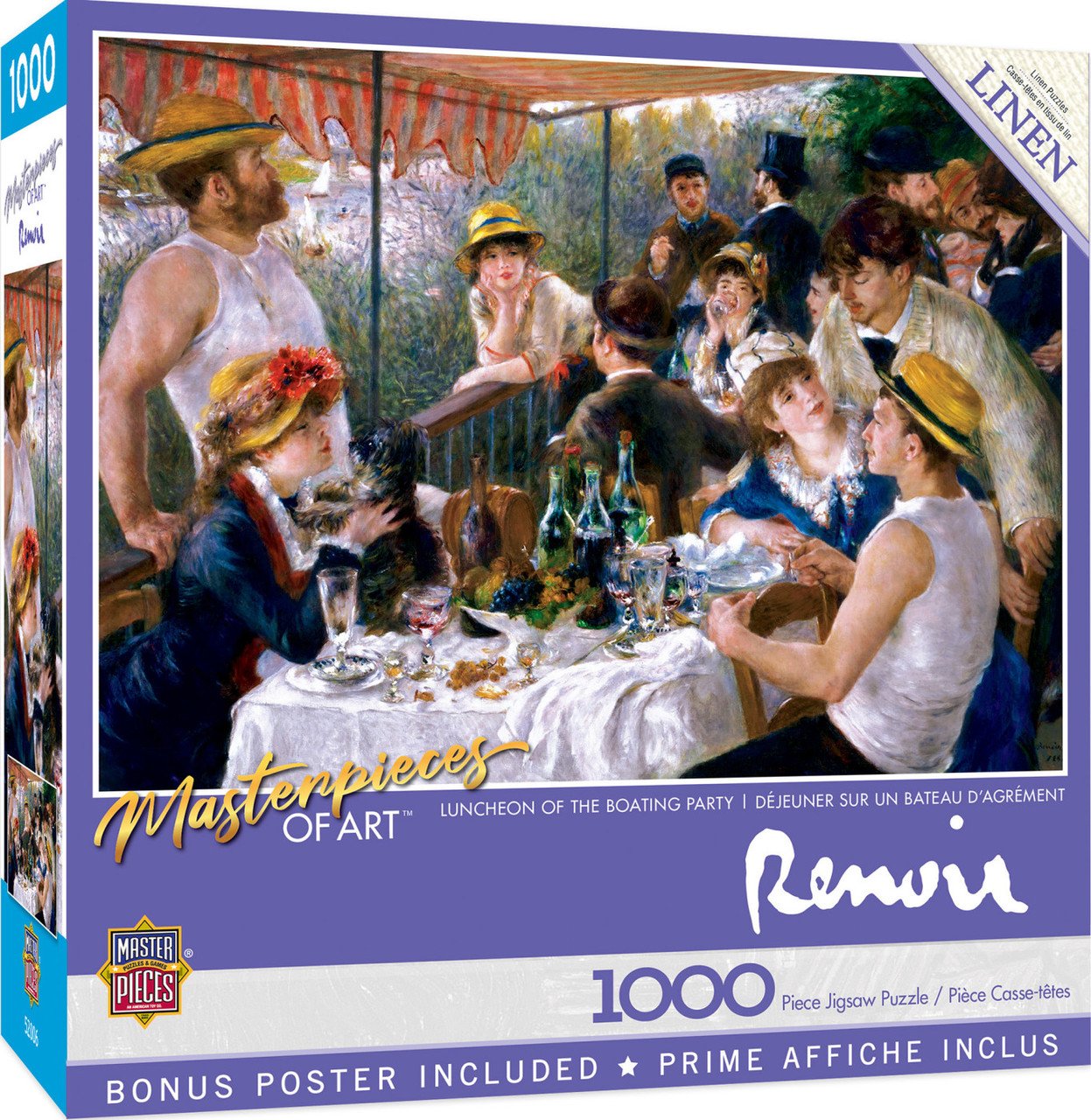Masterpieces - Luncheon of the Boating Party 1000pc Puzzle