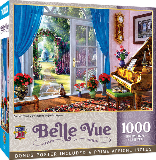 Belle Vue - Garden Paino View 1000pc Puzzle