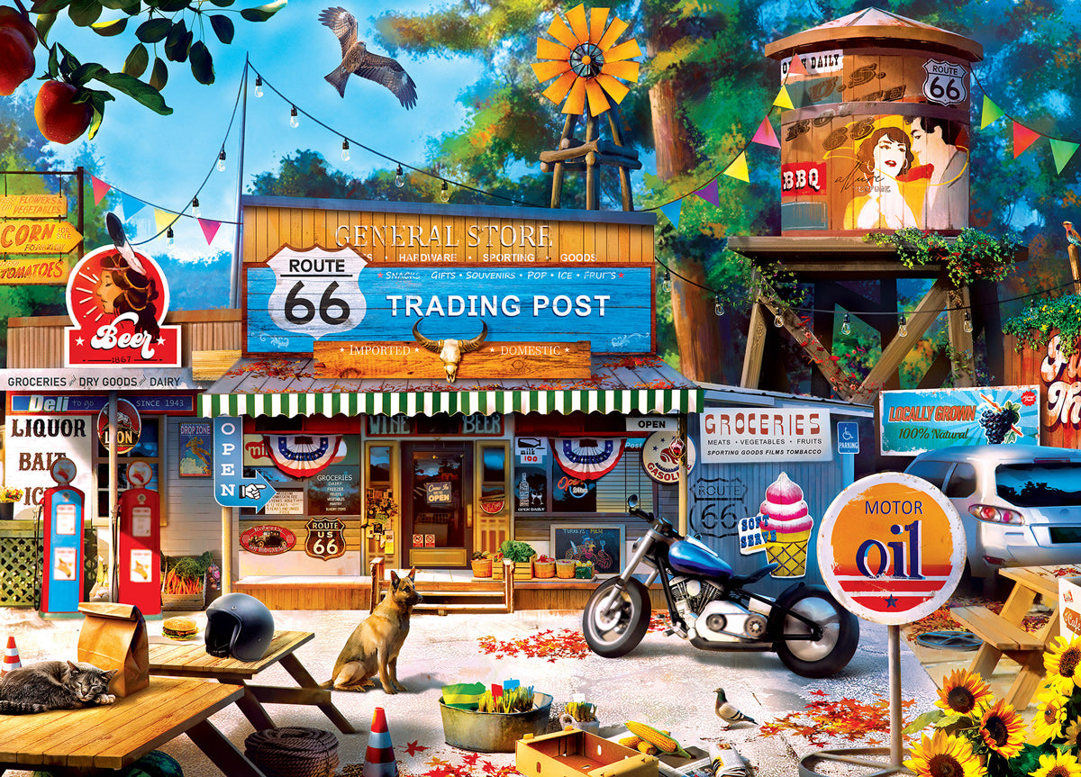 Cruisin? Rt66 - Trading Post on Route 66 1000pc Puzzle