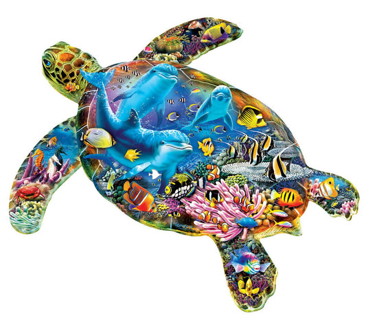 Contours - Turtle Sailing 1000pc Shaped Puzzle
