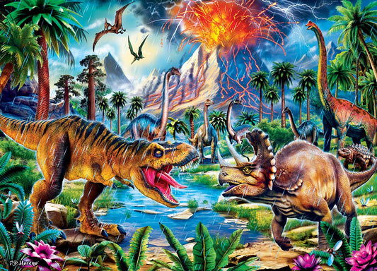 Dinosaurs 1000 pc Glow