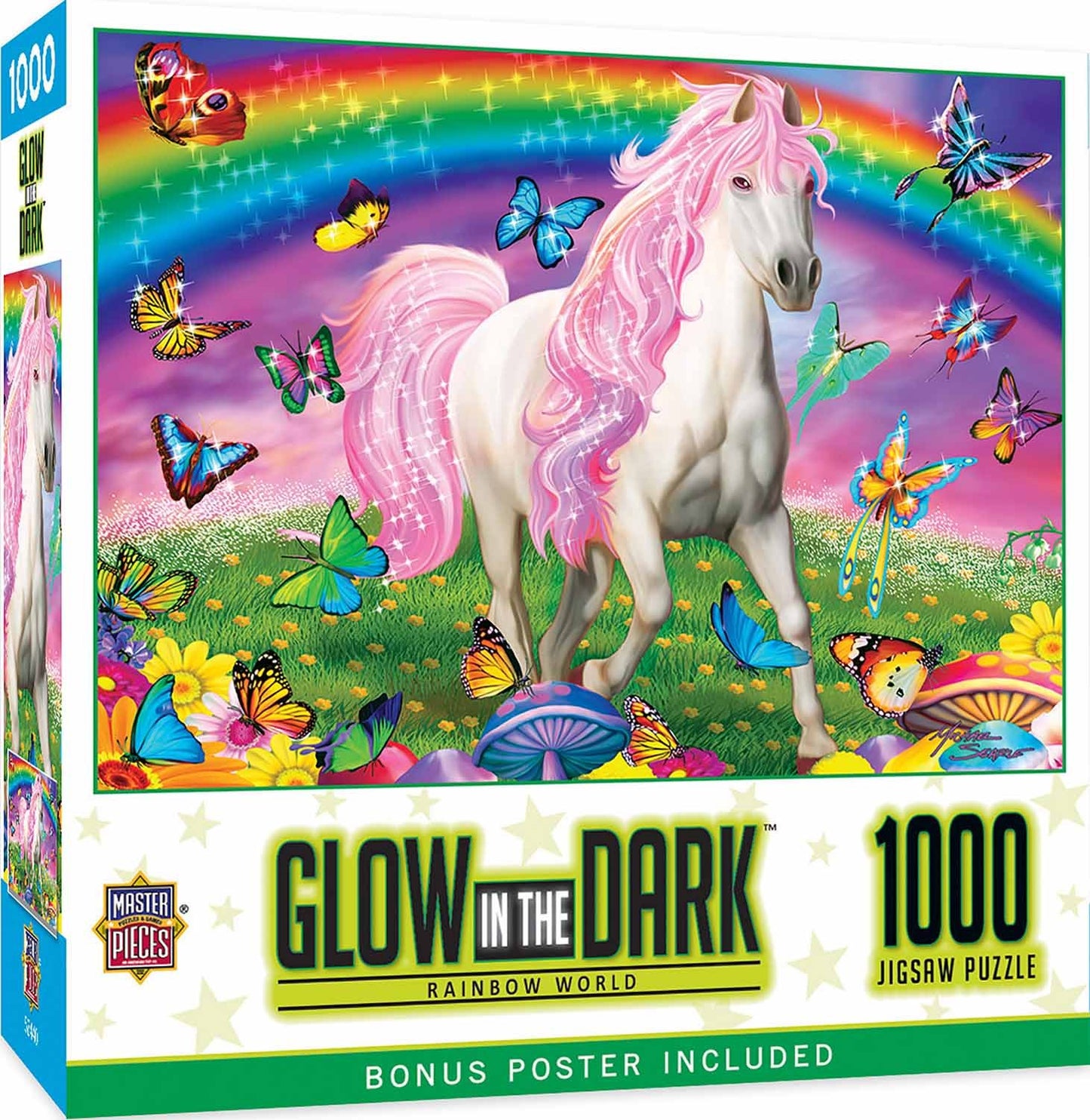Rainbow World 1000 pc Glow