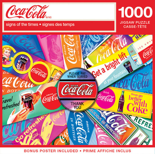 Coca-Cola - Signs of the Times 1000pc Puzzle