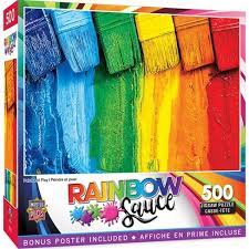Rainbow Sauce - Paint and Play 500pc Puzzle