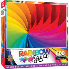 Rainbow Sauce - Twist & Swirl 500pc Puzzle