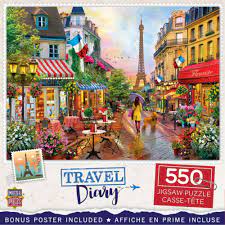 Travel Diary - Parisian Charm 550pc Puzzle