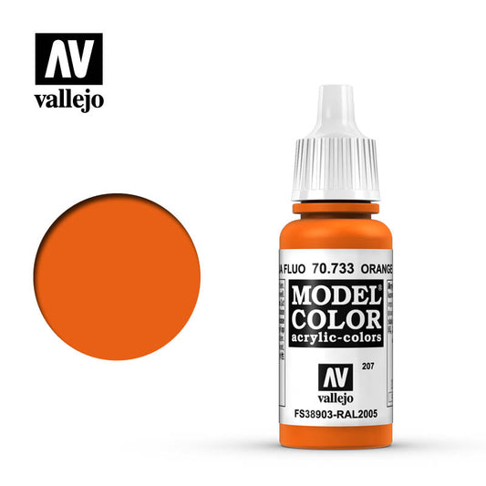 70.733 Orange Fluo Fluorescent 17 ml.