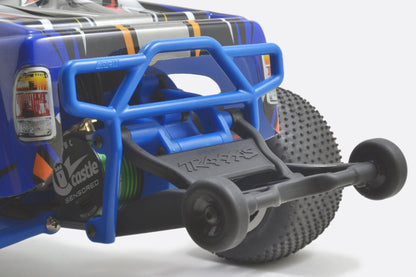 Rear Bumper for the Traxxas Electric Rustler - Blue
