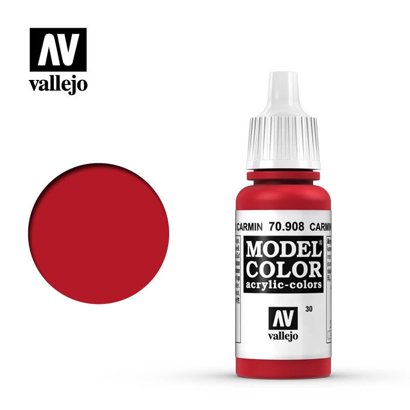 70.908 Carmine Red Matt 17 ml.