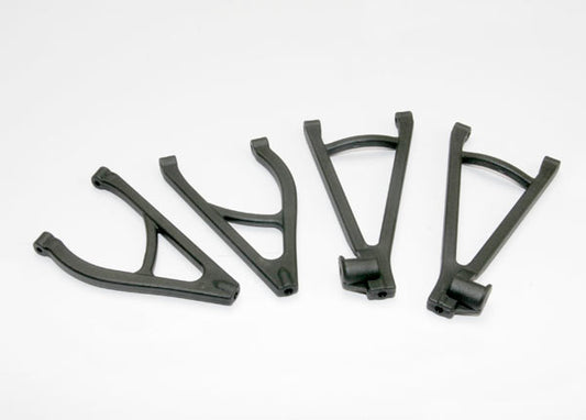 Suspension arm set rear extended wheelbase (lengthens wheelbase 10mm) (includes upper right & left and lower right & left arms)