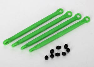 Toe link front & rear (molded composite) (green) (4)/ hollow balls (8)