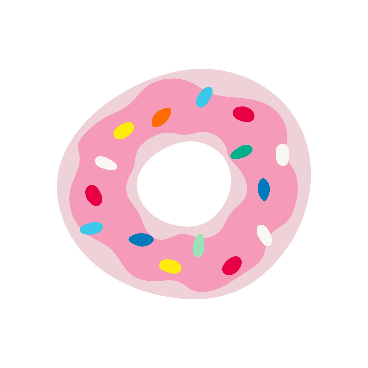 Camelot Dots Diamond Art Kit 2.5"X2.25" -Doughnut Sprinkle Charm
