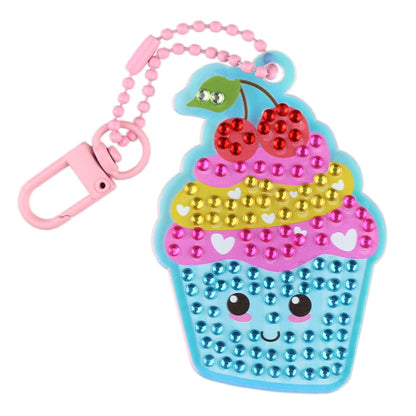 Camelot Dots Diamond Art Kit 2"X2.75"-Cupcake Charm