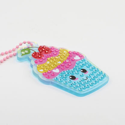 Camelot Dots Diamond Art Kit 2"X2.75"-Cupcake Charm
