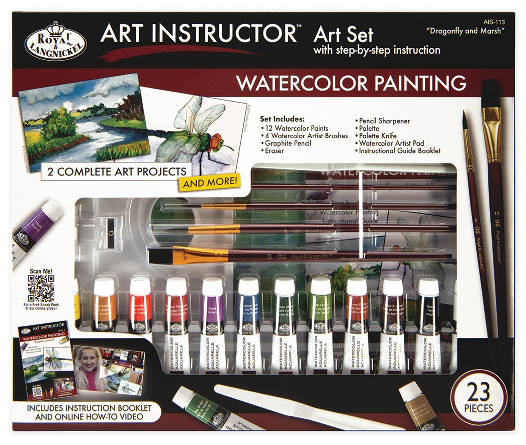 Art Instructor Large Artist Activity Set-Watercolor Paint