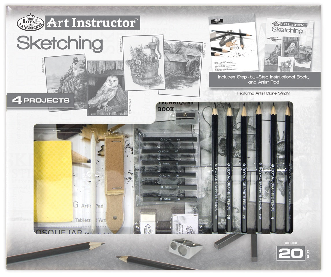 Art Instructor Large Artist Activity Set-Sketching