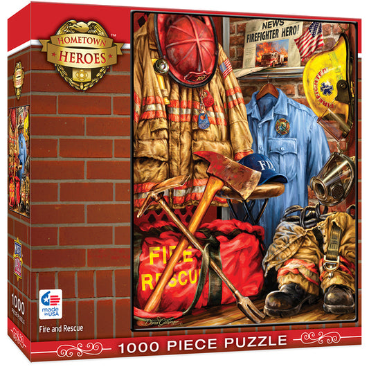 Hometown Heroes - Fire and Rescue 1000pc Puzzle