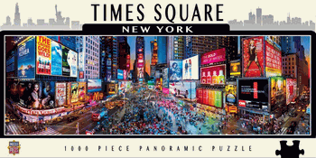 American Vistas - Times Square 1000pc Panoramic Puzzle
