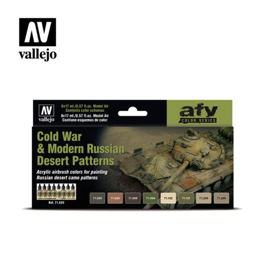 71.620 Cold War & Modern Russian Desert Patterns - Model Air - AFV - 17ml 8pc