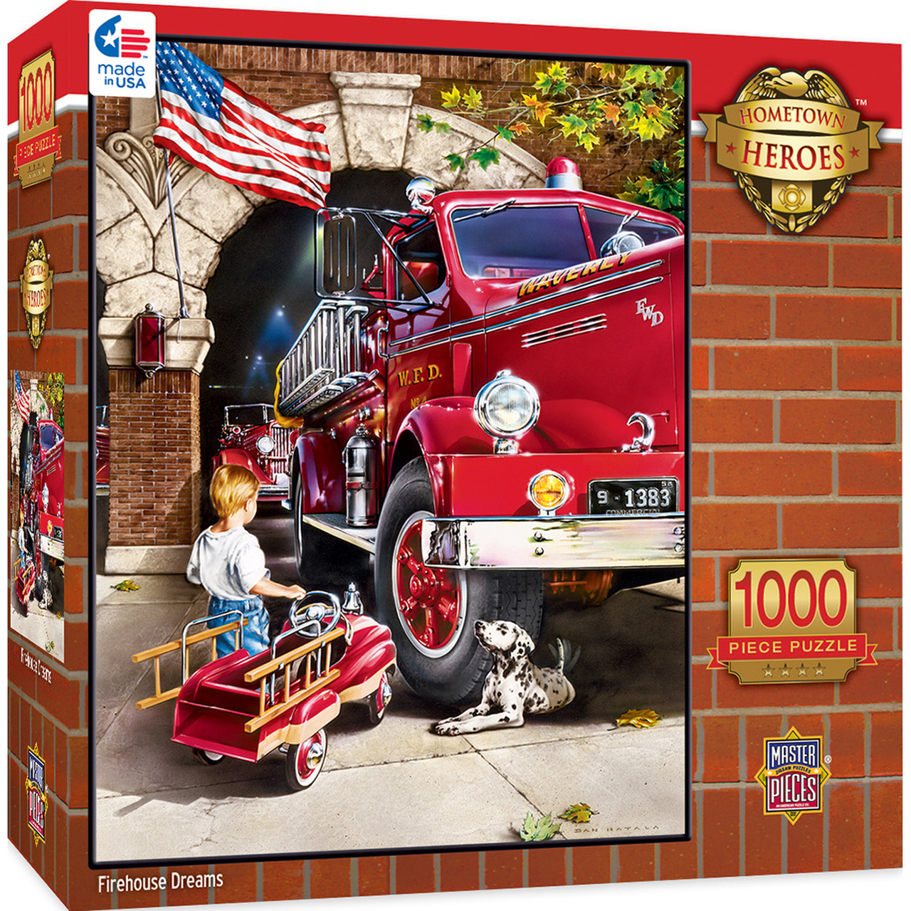 Hometown Heroes - Firehouse Dreams 1000pc Puzzle