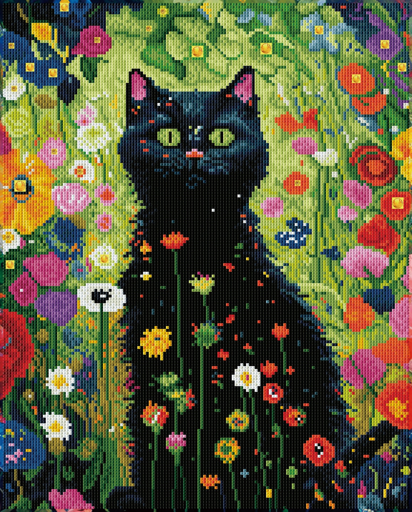 Diamond Dotz Diamond Facet Art Kit 17.5"X12.5"-Garden Cat