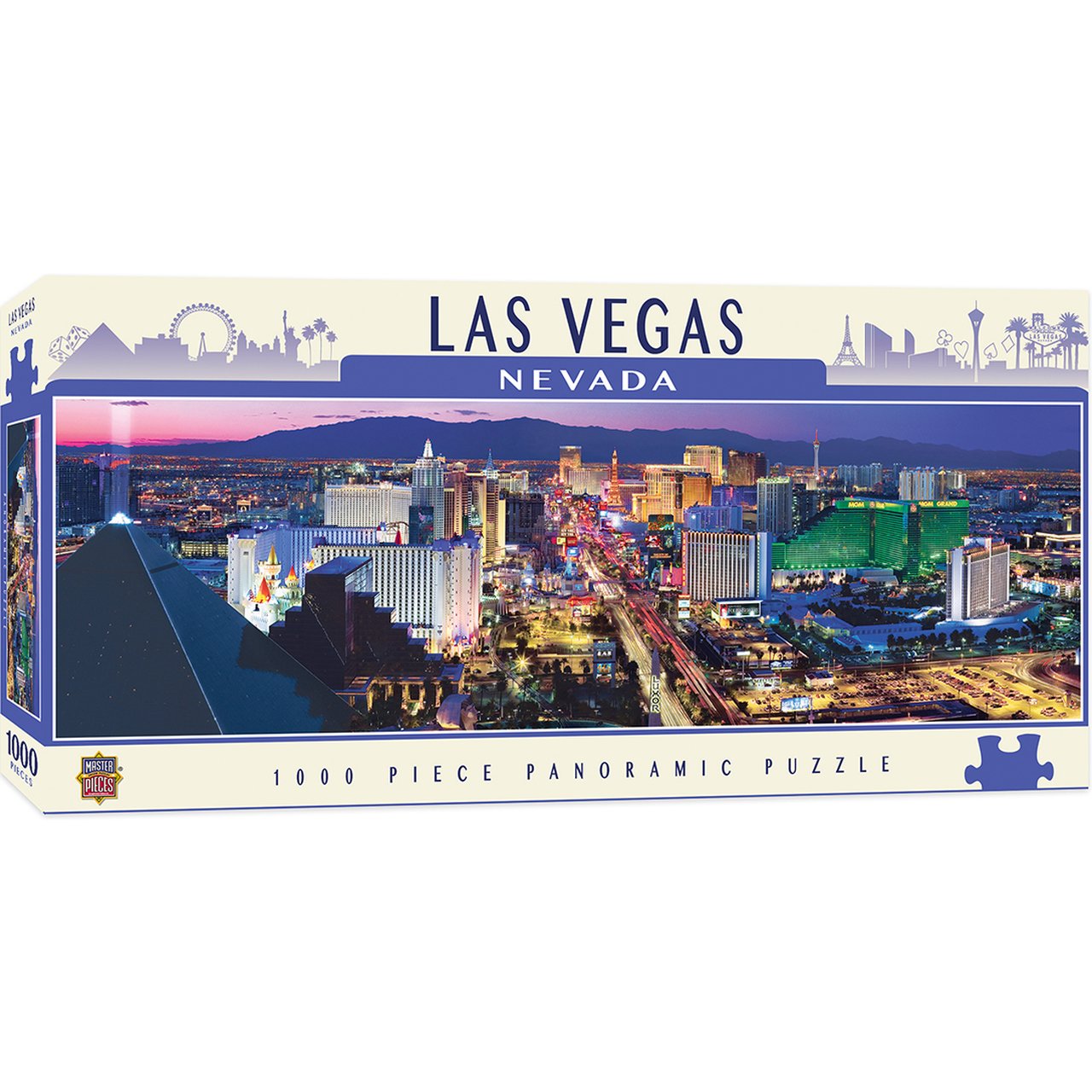 American Vistas - Las Vegas 1000pc Panoramic Puzzle