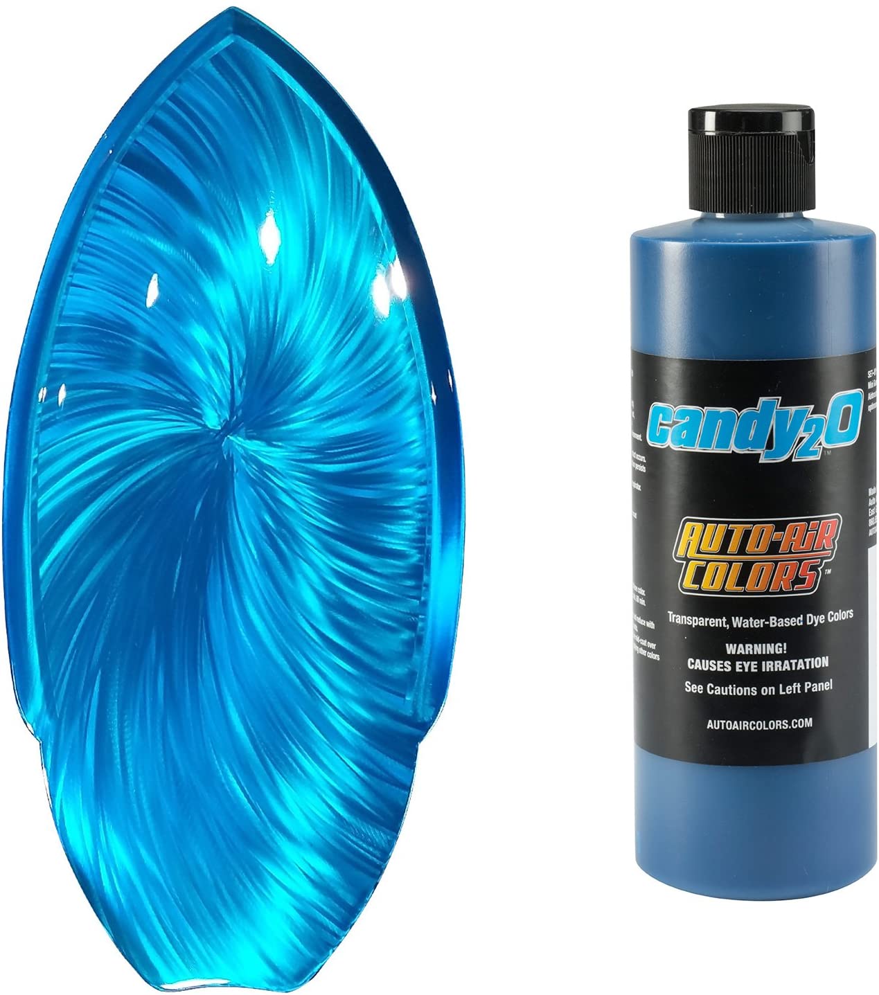 Caribe Blue Createx Auto-Air 2 oz. Bottle Candy2O Waterborne Custom Paints