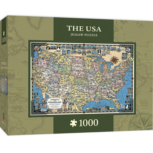USA Map 1000pc