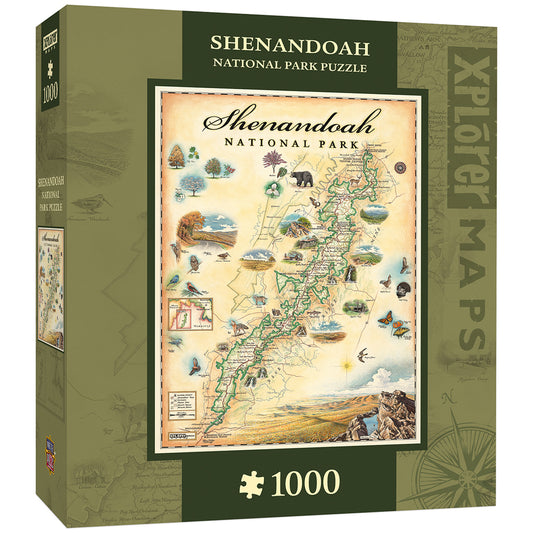 Shenandoah Map 1000pc