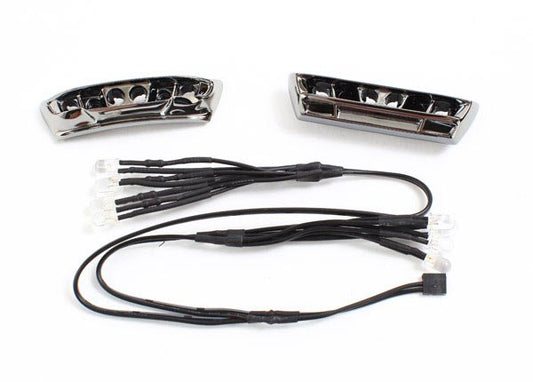 LED lights light harness (4 clear 4 red)/ bumpers front & rear/ wire ties (3)  (requires power supply #7286)