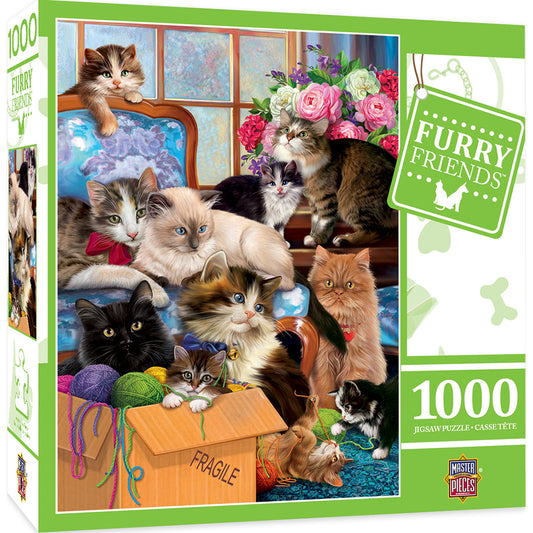 Furry Friends - Trouble Makers 1000pc Puzzle