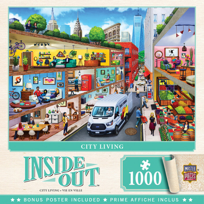 Inside Out - City Living 1000pc Puzzle
