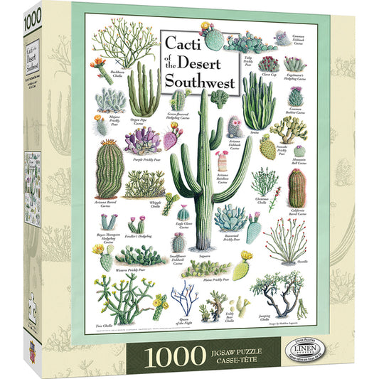 Field Guide - Cacti of the Desert Southwest 1000pc Puzzle