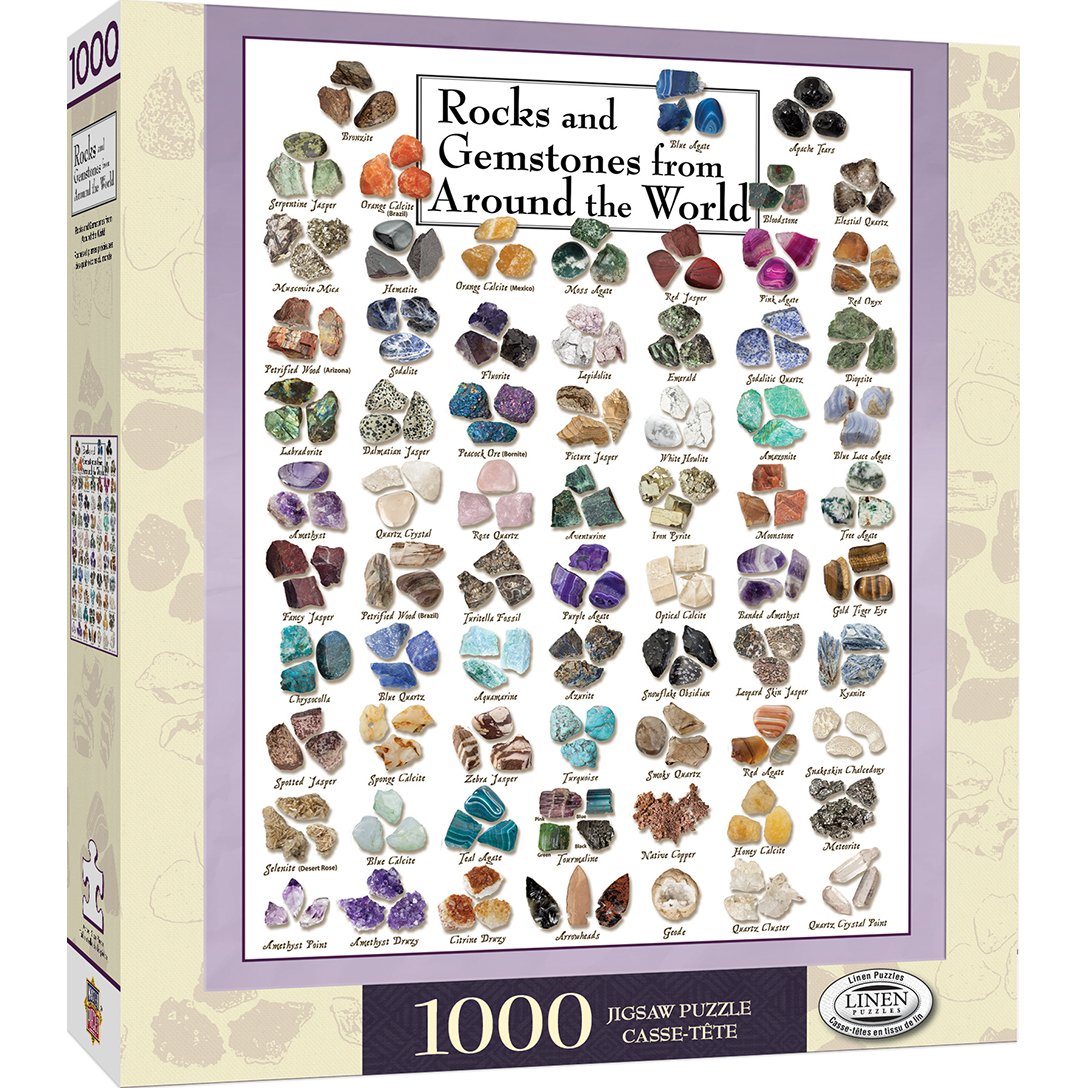 Poster Art - Gemstones 1000pc Puzzle