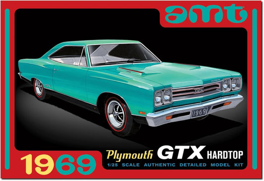 AMT 1969 Plymouth GTX Hardtop 1:25 Scale Model Kit