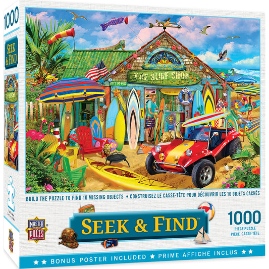 Seek & Find - Beach Time Fun 1000pc Puzzle