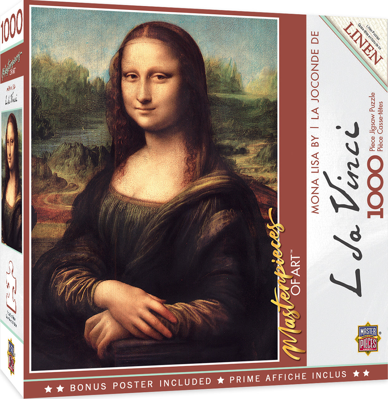 Masterpieces - Mona Lisa 1000pc Puzzle