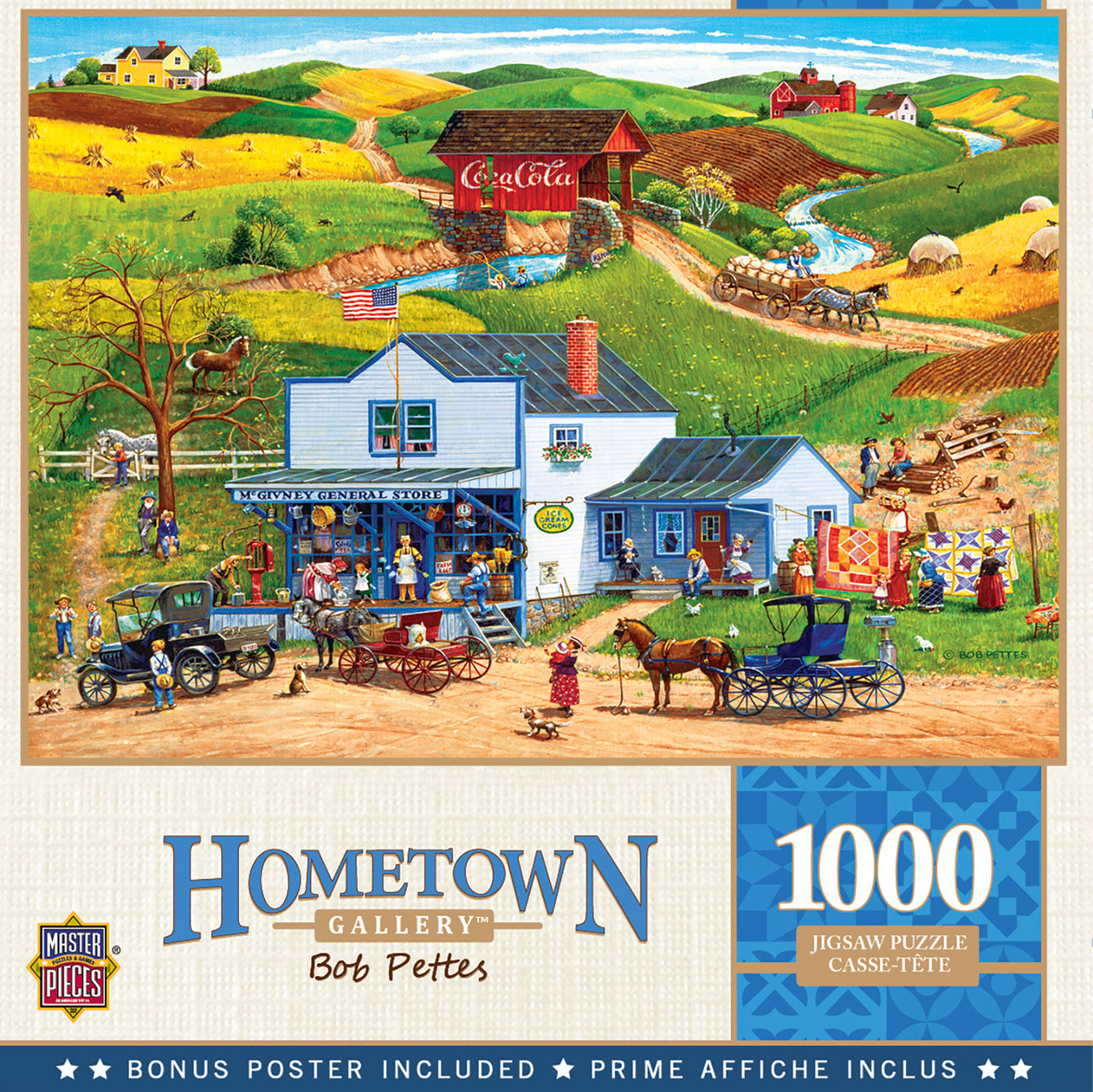 Hometown Gallery - McGiveny's Country Store 1000pc Puzzle